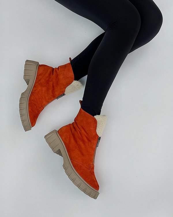 Фото: Зимові черевики з зіпером. Купити зі знижкою 47%.